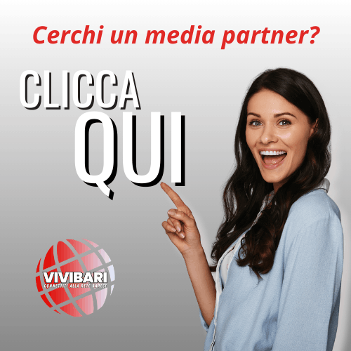 ViviBari, testata giornalistica registrata, è anche media partner per progetti, imprese, professionisti ed eventi.